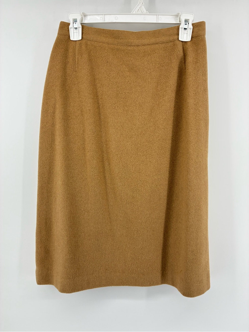Classic Vintage 97% Camel Hair Blend A-Line Skirt
